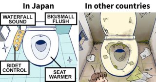 50 Illustrations Showing The Cultural Differences Between Japan And Other Countries!