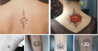 35 Ideas de tatuajes de flor de loto: significado del tatuaje de flor de loto y donde colocarlo